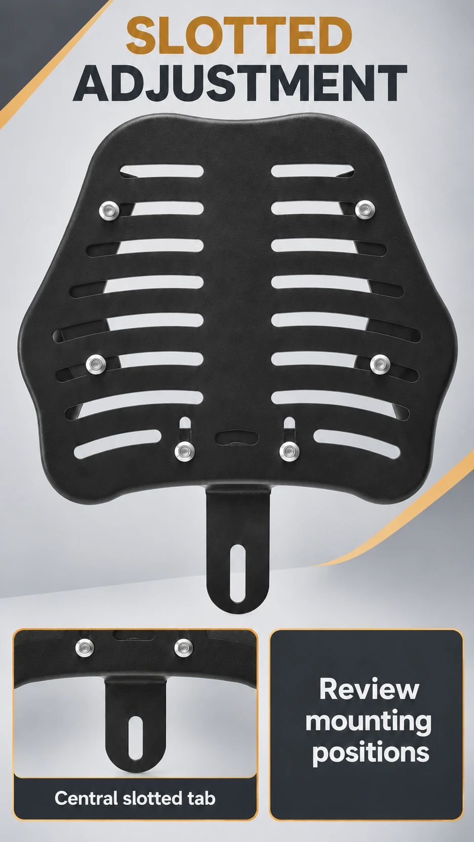 Slotted rear box rack — product detail panel 4