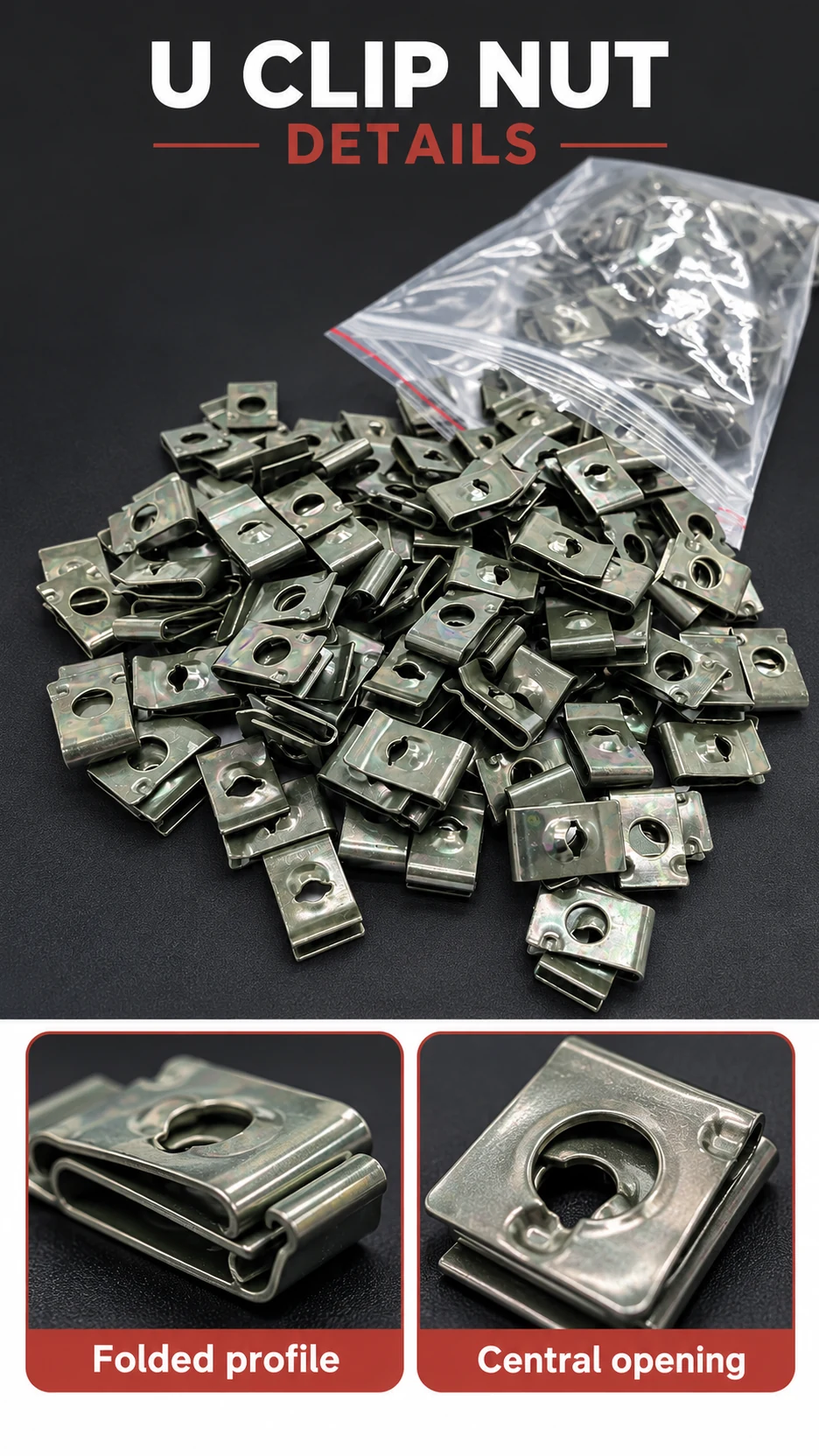 Self-tapping screws & U-clip nuts — product detail panel 2