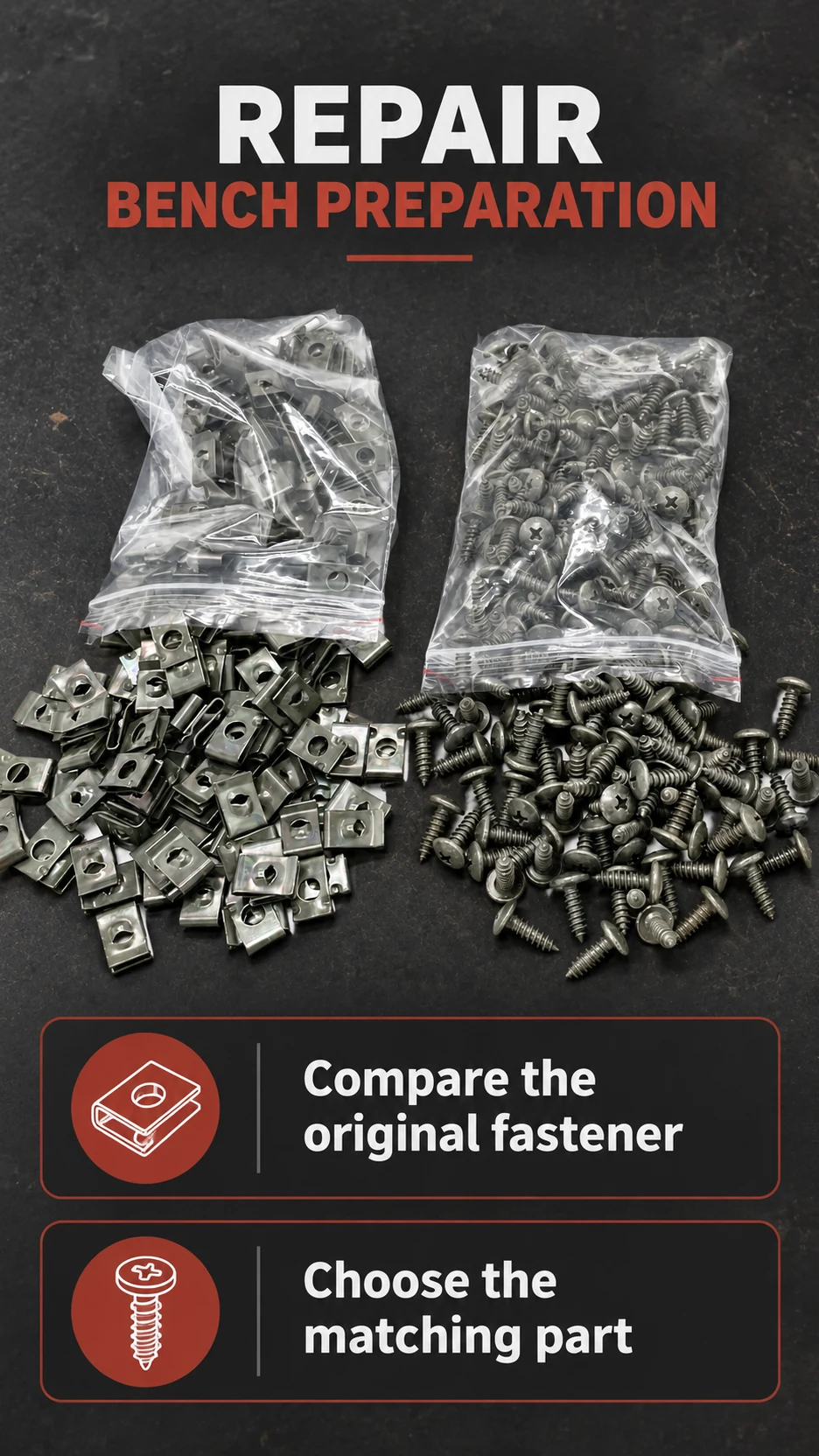 Self-tapping screws & U-clip nuts — product detail panel 6