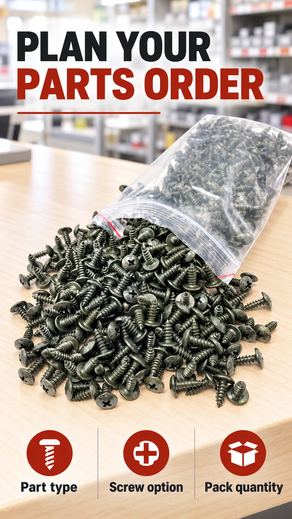 Self-tapping screws & U-clip nuts — product detail panel 7