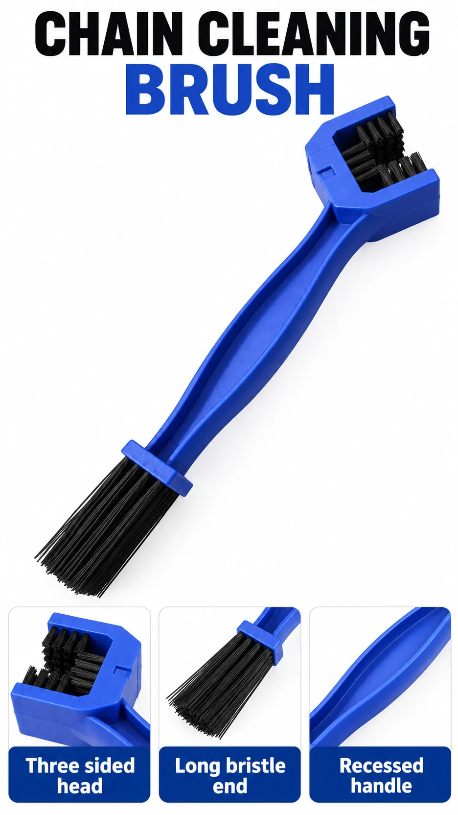 Chain cleaning brushes — product detail panel 1