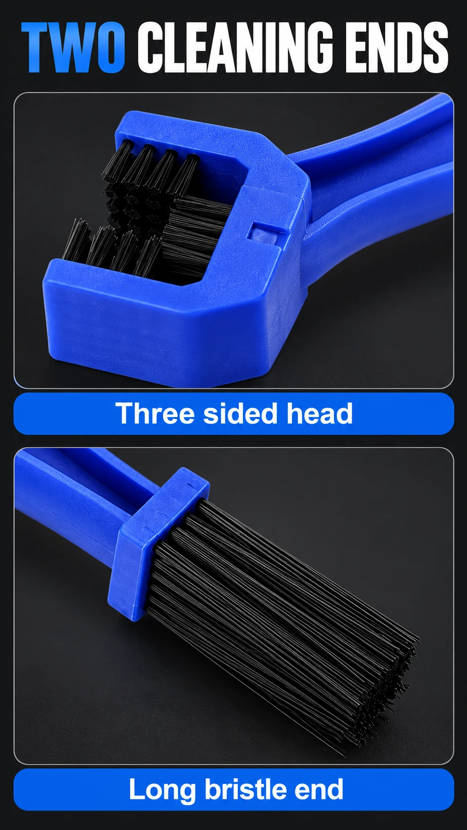 Chain cleaning brushes — product detail panel 2