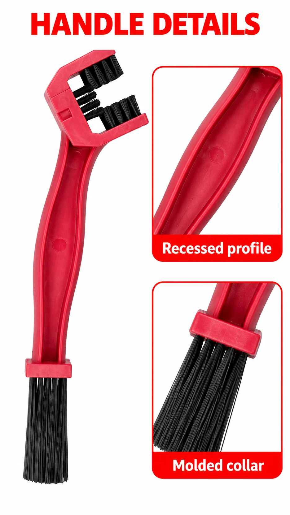 Chain cleaning brushes — product detail panel 3