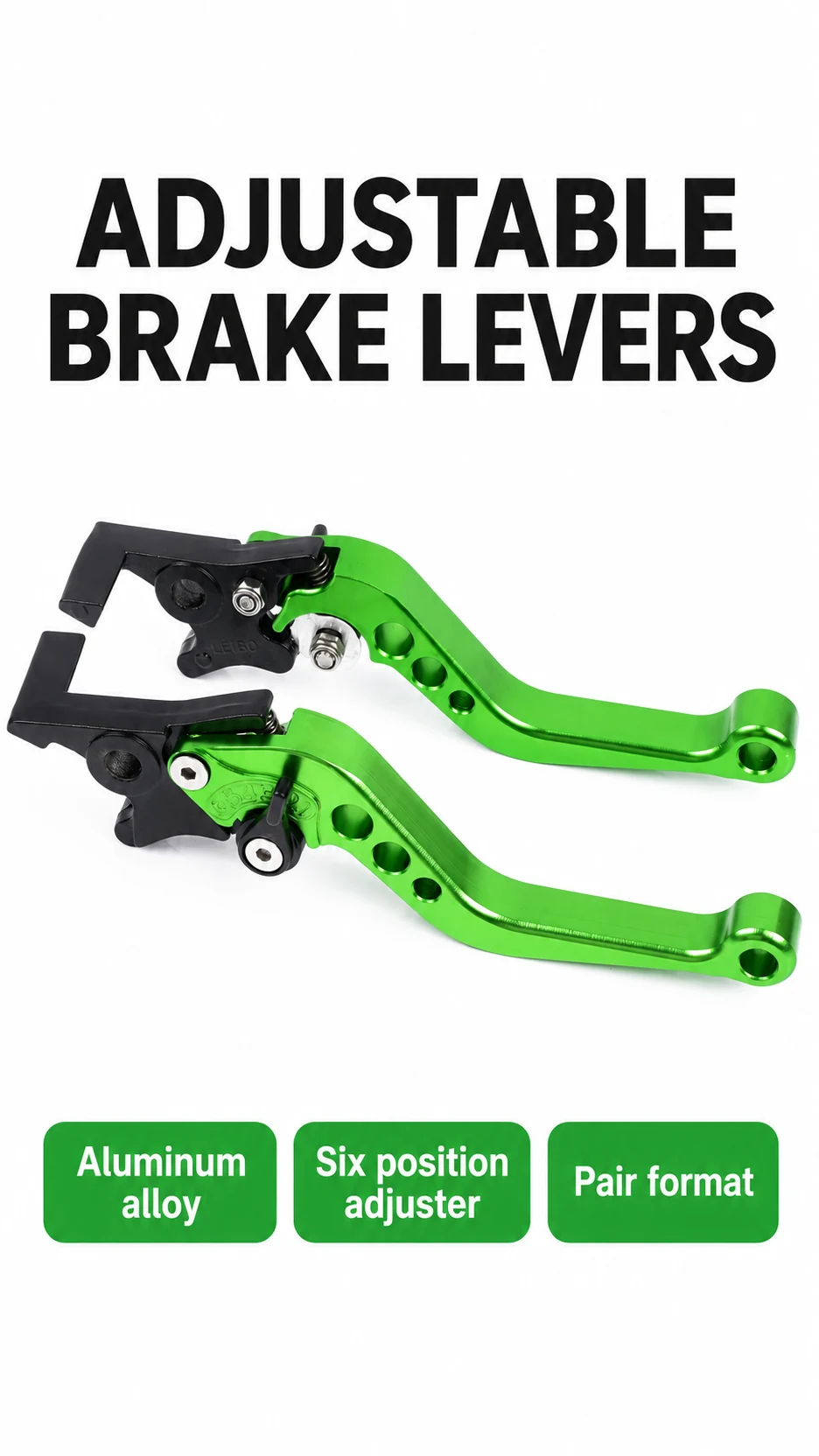 Adjustable brake lever pairs — product detail panel 1