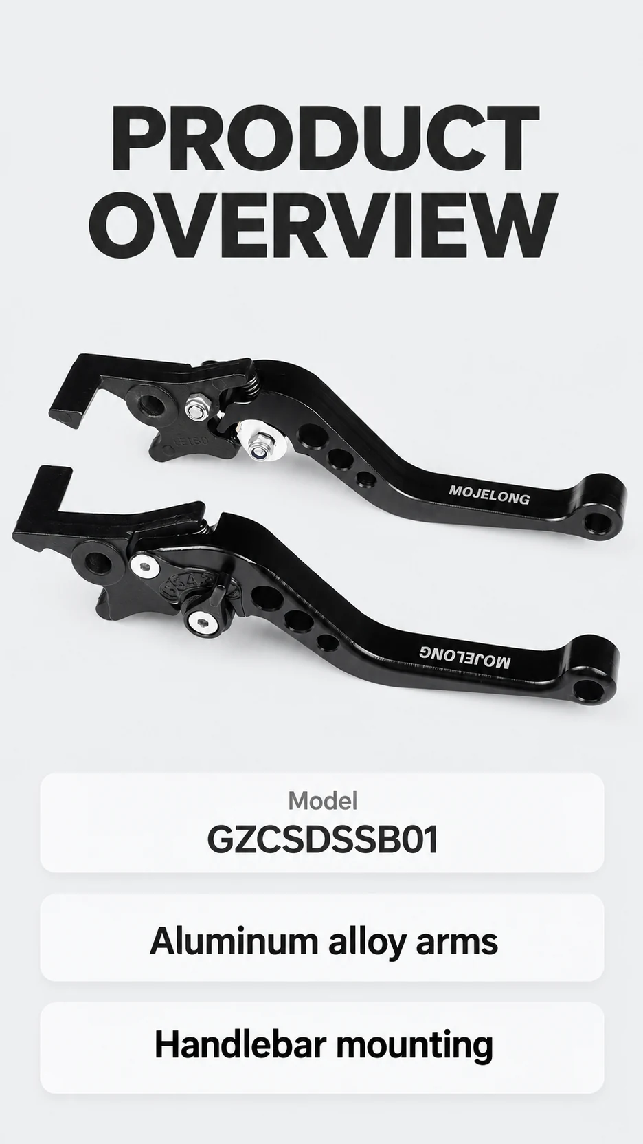 Adjustable brake lever pairs — product detail panel 4